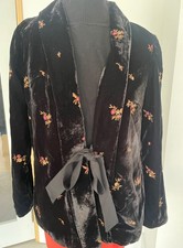 Monsoon Black Embroidered