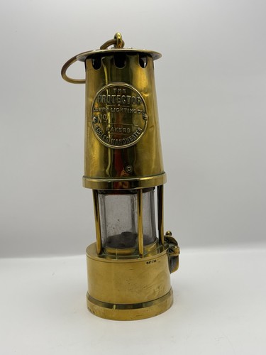 Vintage brass miners safety - vintage,