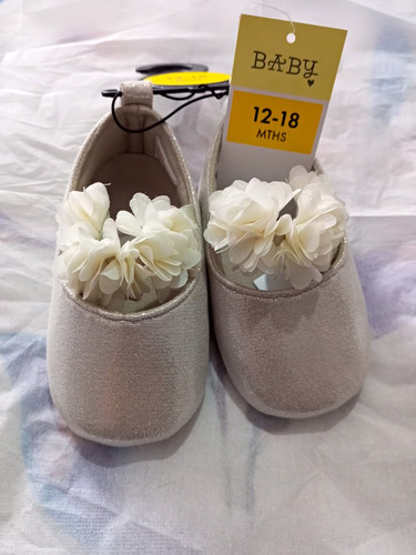 Girls silver ivory fabric mary - girls,