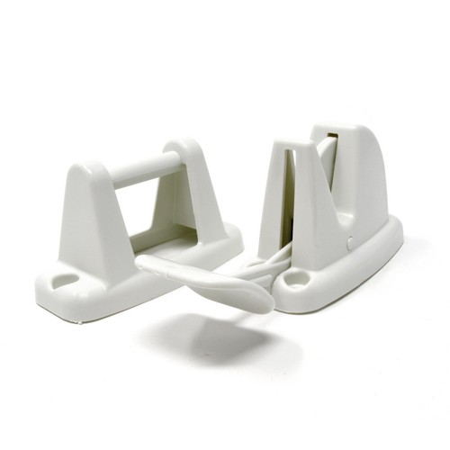 White door clip spacer - white, for