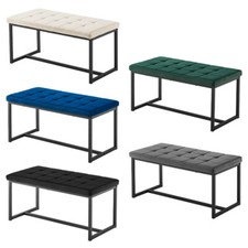 Ottoman Bed End Stool Tufted