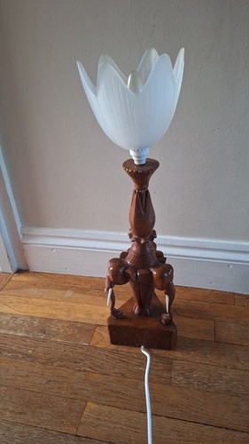 Hand carved teak wood - teak, elephant