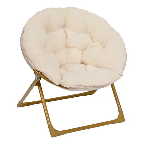 Kids folding faux fur saucer - folding,