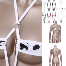 Womens Extreme Monokini Swimwear One-piece Micro Bikini G-string Teddy Bodysuit