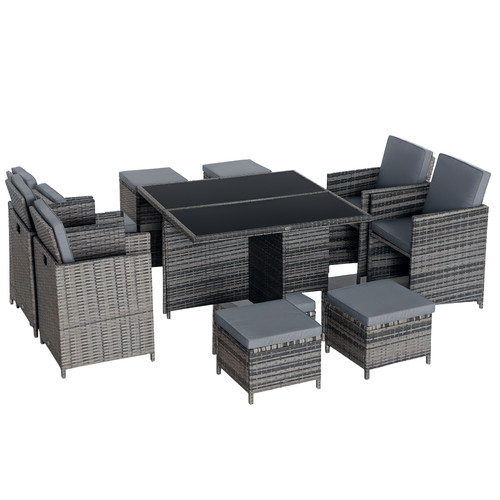 Outsunny rattan dining - outsunny,