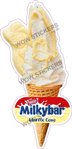 Ice cream van sticker milkybar - sticker,