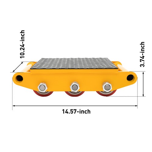 33000lbs ton machine dolly - ton,