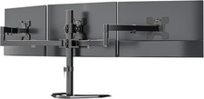 Triple 3 Monitor Stand for Screen Up to 27 Inch Freestanding Articulating Triple