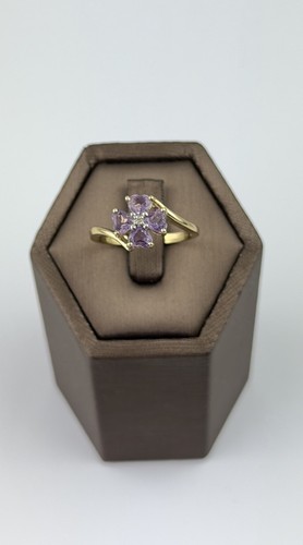 Amethyst and diamond - and, gold