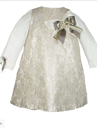 Little darlings gold dress - dress, age