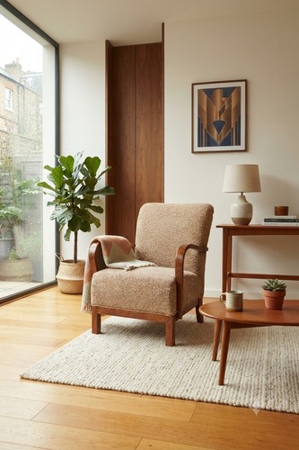 Art deco armchair fully - art,