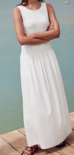 Next white drop waist jersey - white,