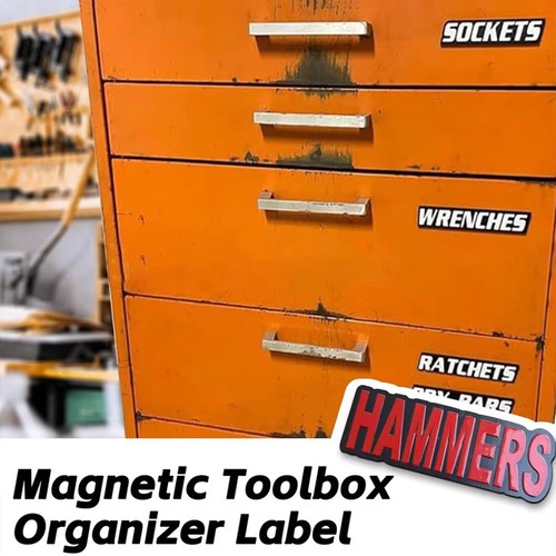 Magnetic tool labels - magnetic, 23