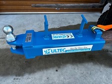Fork Hitch Attachment BLUE (FHA-160)  (Forklift Telehandler Loader Trailer)