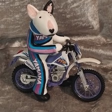 Bodacious Bullies Handsculpted English Bull Terriers yamaha moto x  Biker Bully