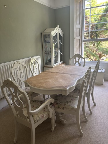 Vintage french style table and - vintage,