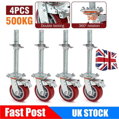 6in adjustable spindle - spindle, castors