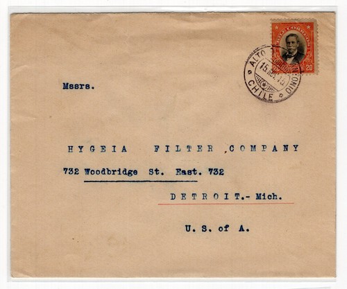 Chile 1915 saltpeter office - chile,
