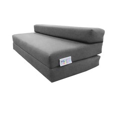 Double Z Bed / Guest Bed / Fold Out Spare Bed Sofa / Chair / Futon | Grey