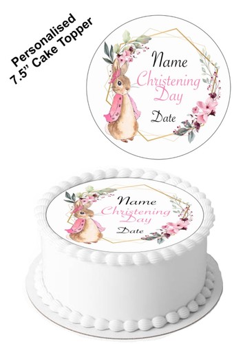 Personalised cake topper - personalised, girl