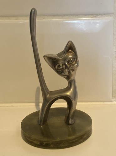Seba silver plate cat - seba, ring
