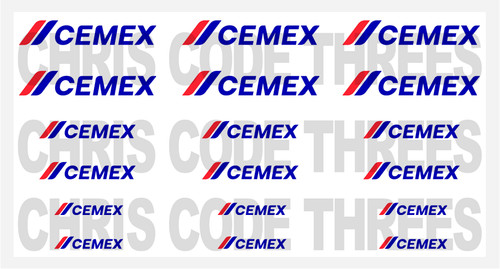 Code adhesive vinyl - 3, decals-