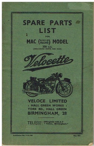 Velocette 350cc mac - 350cc,
