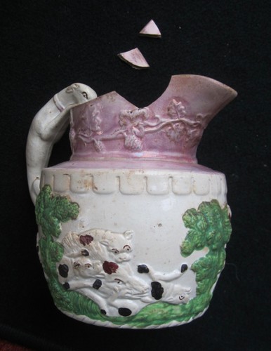 Sunderland pink lustre - , jug