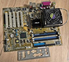 ASUS P4P800 SE REV 2.00 Intel 865PE Socket 478 DDR ATX Retro Motherboard + CPU