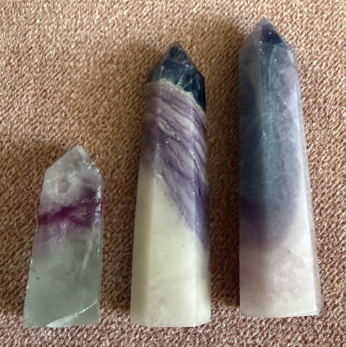 Rainbow fluorite crystal - 3,