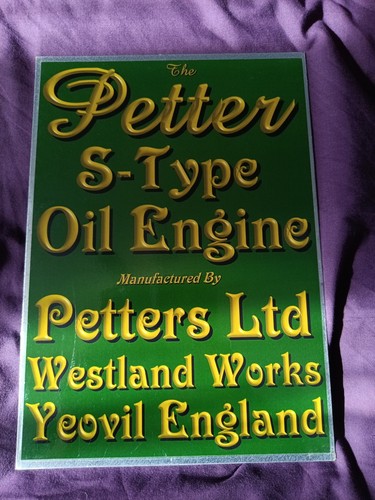 Petter type metal stationary - petter,