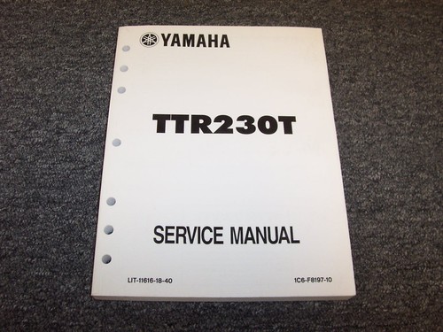 2006 yamaha ttr230t ttr230 - 2006,