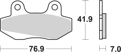 Sbs brake pads front for - brake,