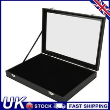 Pin Display Case Clear Dustproof Medal Display Case Frame Badges Pin Jewelry /'