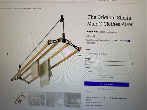 Clothes airer sheila - clothes, maid