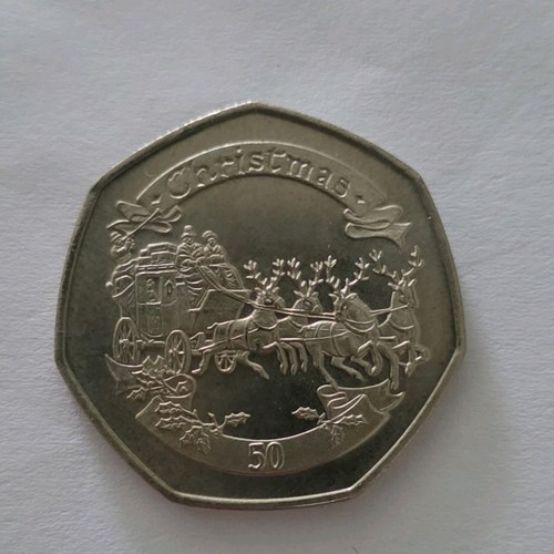 2008 gibraltar christmas coin - gibraltar,
