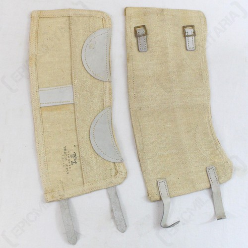 Original italian army gaiters - army,