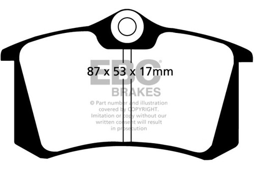 Ebc greenstuff rear brake pads - greenstuff,