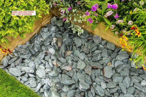 Lakeland green slate chippings - green,