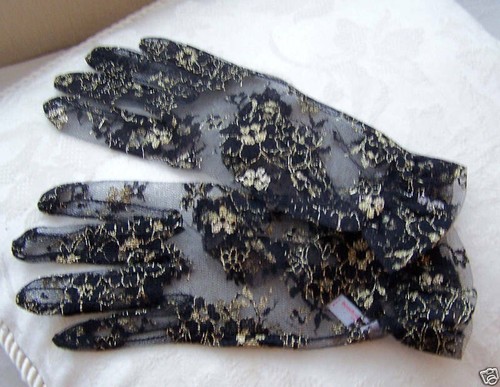 1950s style black - 1950s, gold