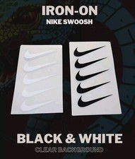  3 INCH Nike Swoosh Iron-On Transfers: Set ✨