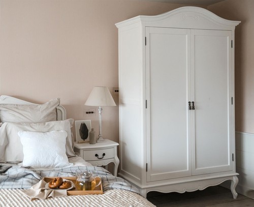 White double wardrobe - white, french