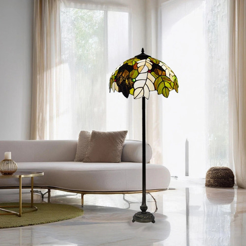 Tiffany floor lamps stained - floor,