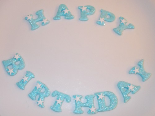 Edible icing happy birthday - edible,