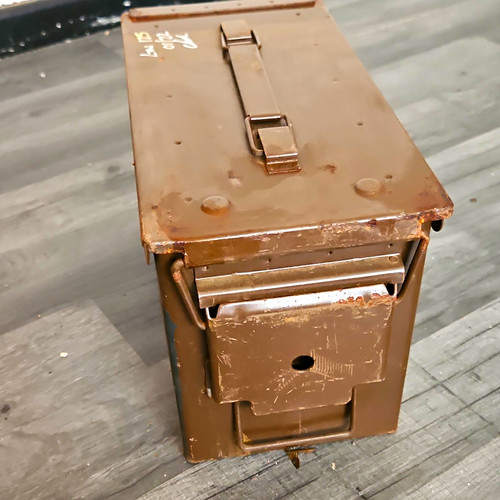 Military surplus brown metal - brown,