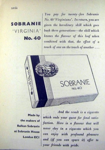 Advert sobranie black russian