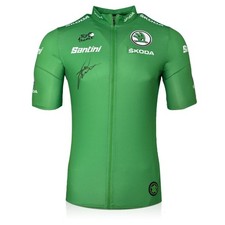 Mark Cavendish Signed Tour De France Green Jersey | Cycling Memorabilia