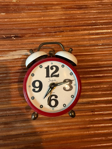 Vintage sheffield alarm clock - alarm,