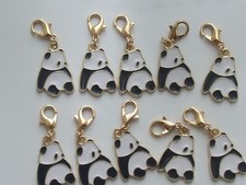 Set 10 Stitch Markers PANDAS
