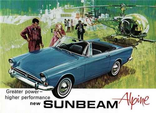 Sunbeam alpine series poster - 5,